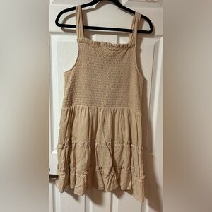 Wild Fable Cream Sleeveless Dress
